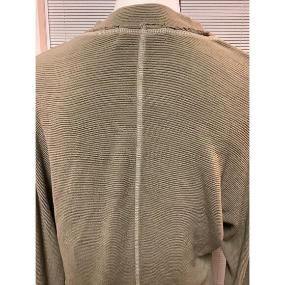 Red Haute Olive Green Waffle Knit Top -- THUMBHOLE -- NWT - Picture 3 of 8